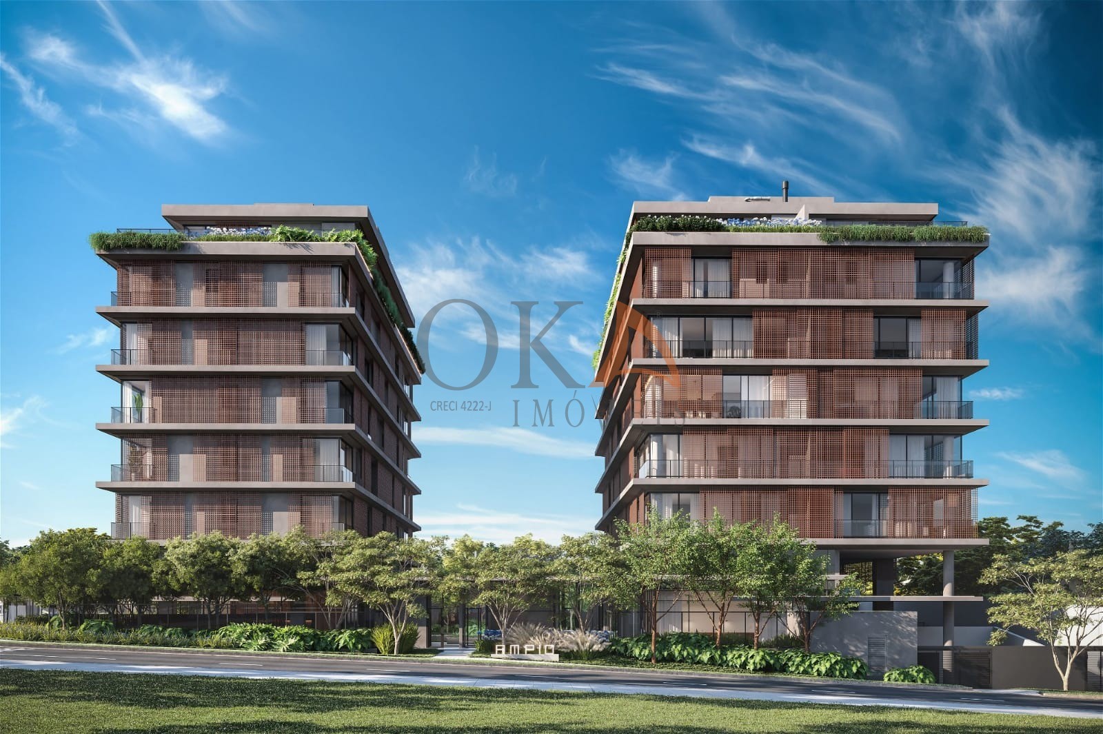 Ampio- cobertura de 336,43m² com piscina privativa e 4 suíte