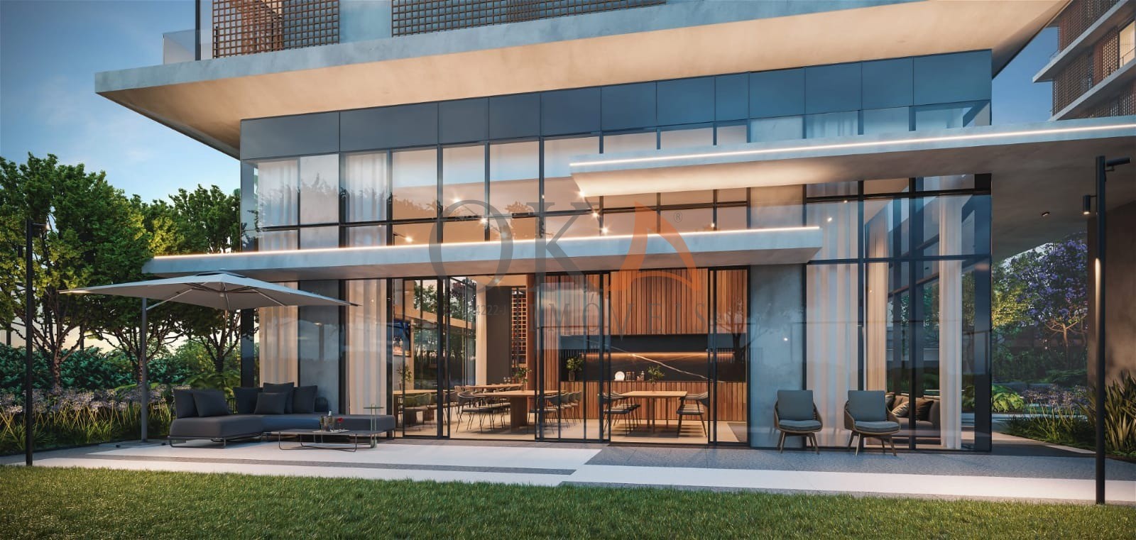 Ampio- cobertura de 336,43m² com piscina privativa e 4 suíte