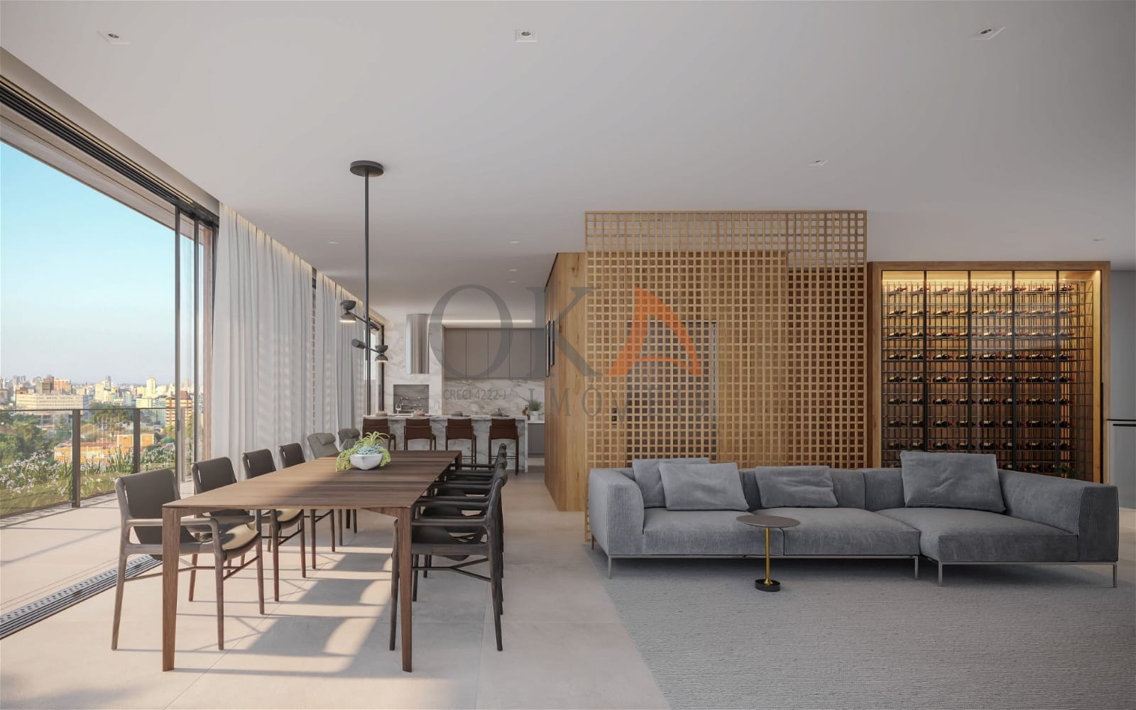 Ampio- cobertura de 336,43m² com piscina privativa e 4 suíte