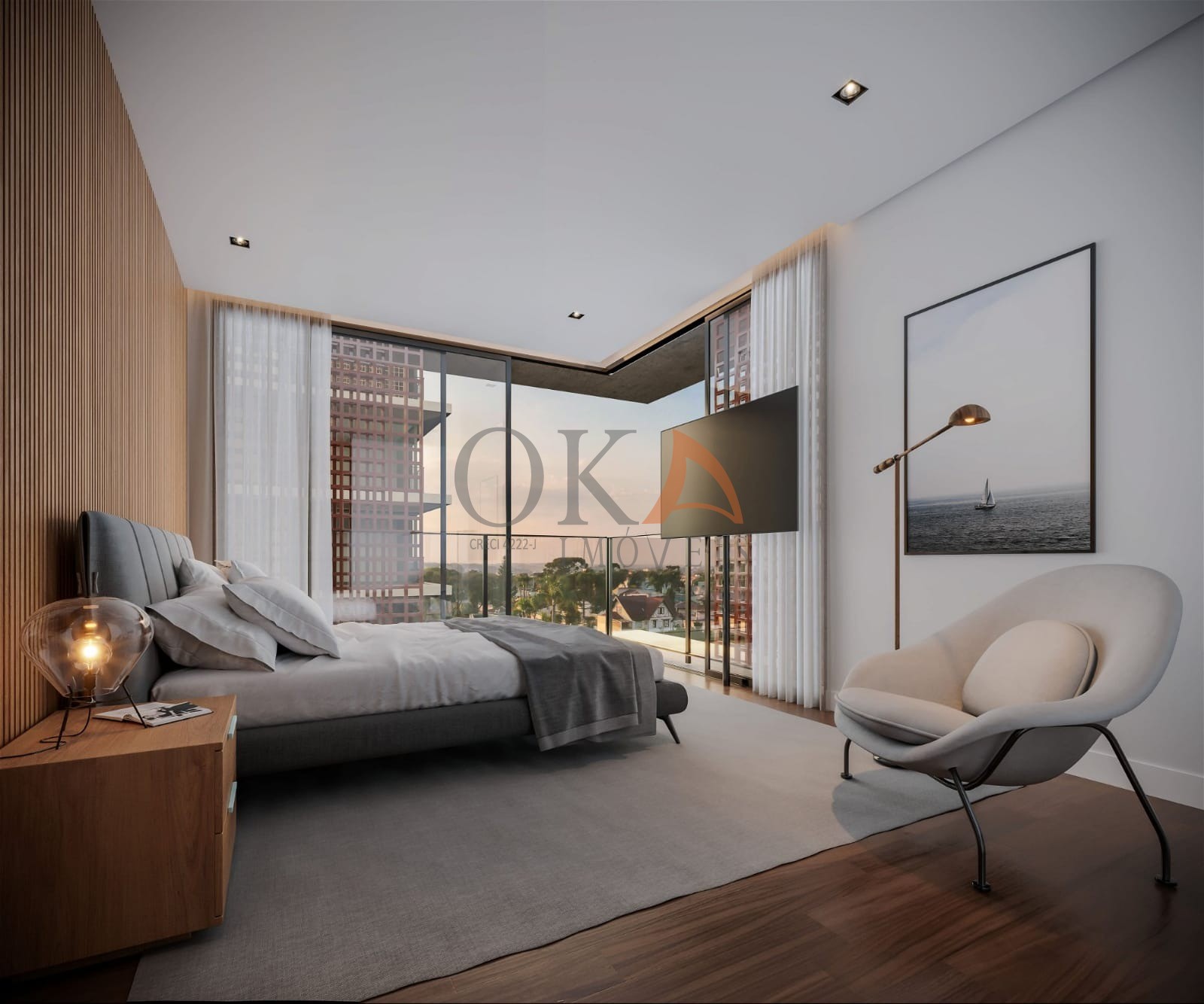 Ampio- cobertura de 336,43m² com piscina privativa e 4 suíte