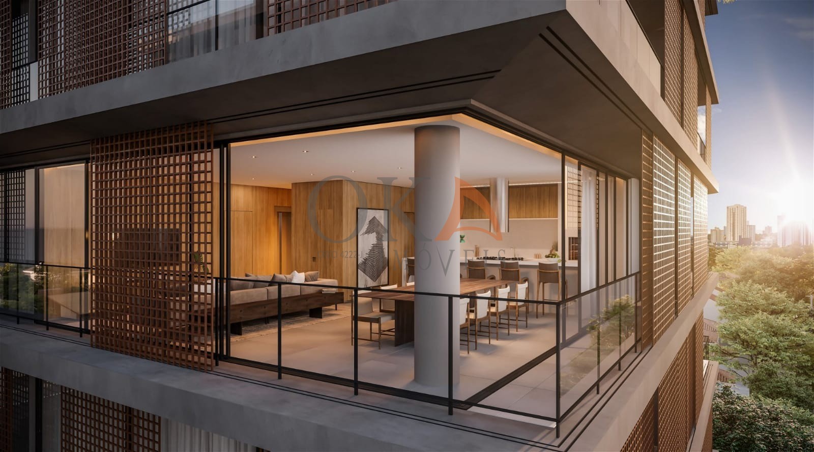 Ampio- cobertura de 336,43m² com piscina privativa e 4 suíte