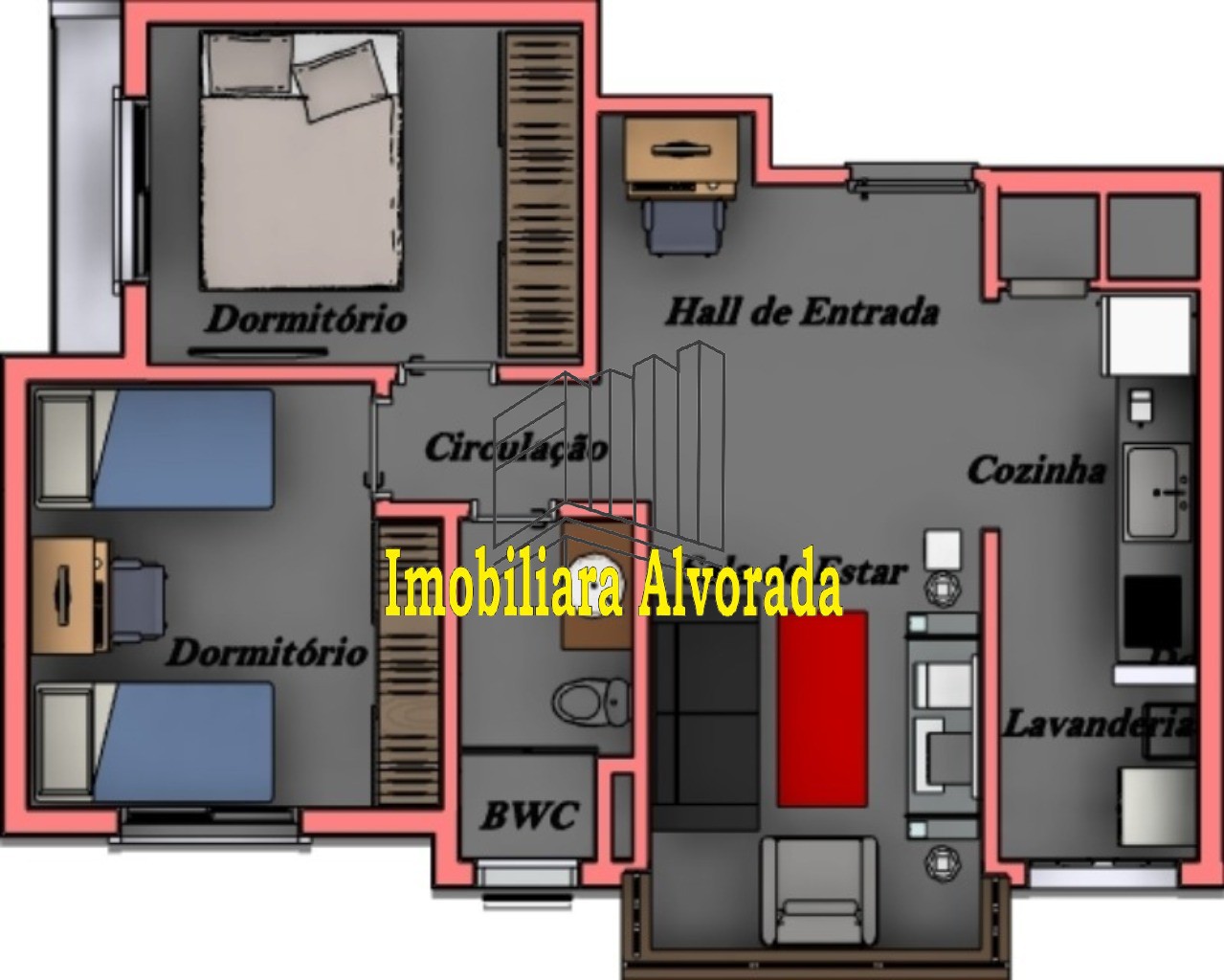 Apartamento à venda com 2 quartos, 52m² - Foto 5