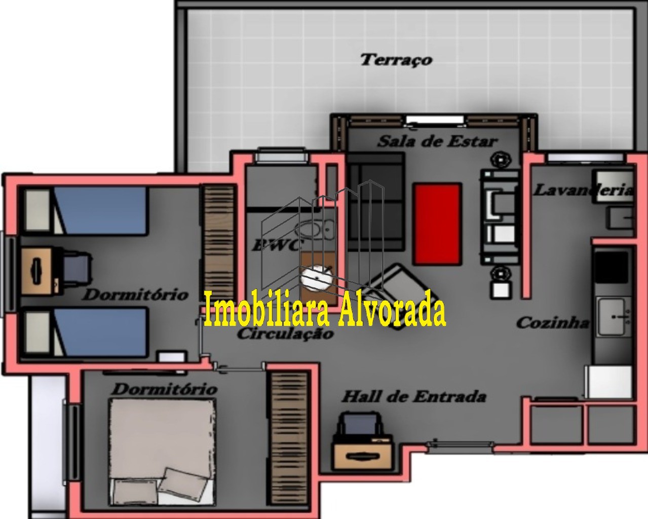 Apartamento à venda com 2 quartos, 52m² - Foto 6