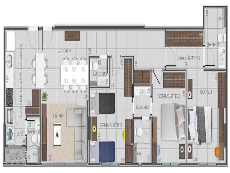Infinity Residence Águas Claras - Ultimas unidades de 3 quartos até 3 suítes plenas, 2 vagas de garagem, ao lado do metrõ. Os apartamento vão de 92 m