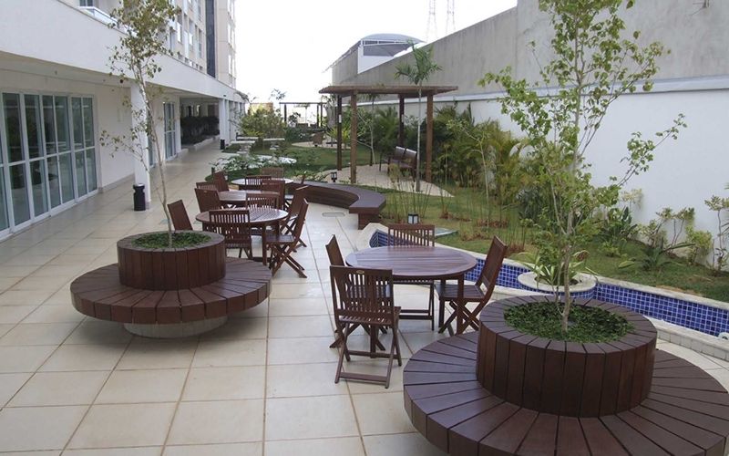 Residencial Spot Águas Claras - apartamento de 1 quarto REFORMADO e com ARMÁRIOS, com 34 m². Ótima localização - próximo ao futuro Hospital da Amil,