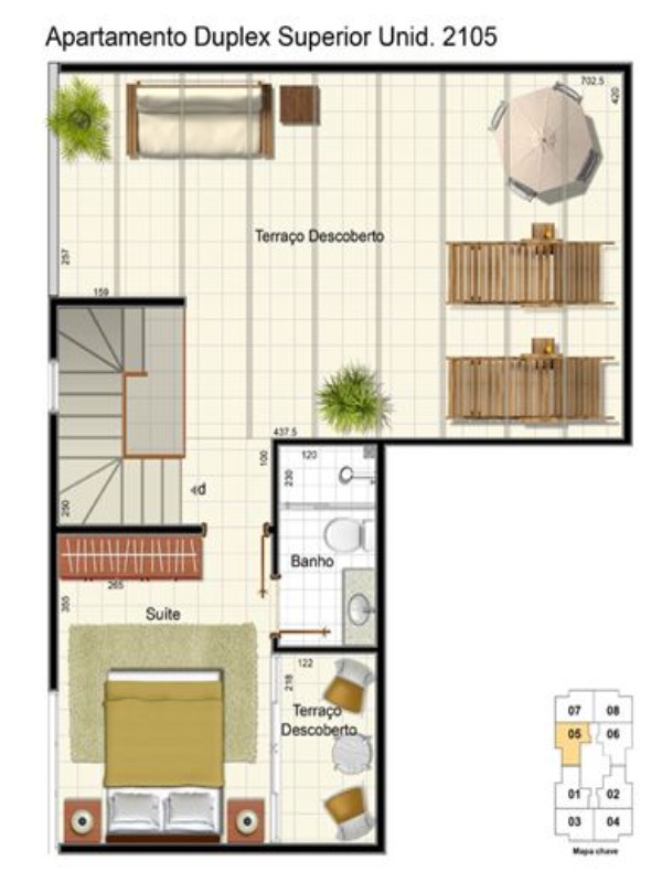 Joy Residence Águas Claras - Apartamento cobertura Duplex - 3 suítes, 2 vagas de garagem soltas Linda cobertura com a melhor vista de Águas Claras (s