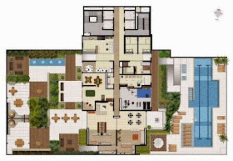 My Life Style Águas Claras - Apartamento garden com 71 m², 1 quarto podendo ser transformado em 2 quartos Disponibilizo para venda apartamento tipo