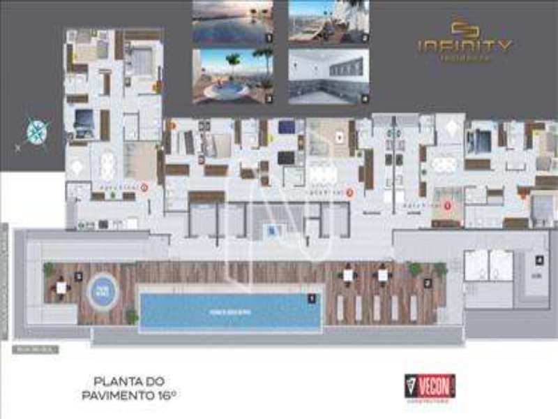Infinity Residence Águas Claras - Espetacular lançamento, já na fase de acabamento na Rua 36 sul, próximo ao Metrô Concessionárias. 2 vagas de garagem