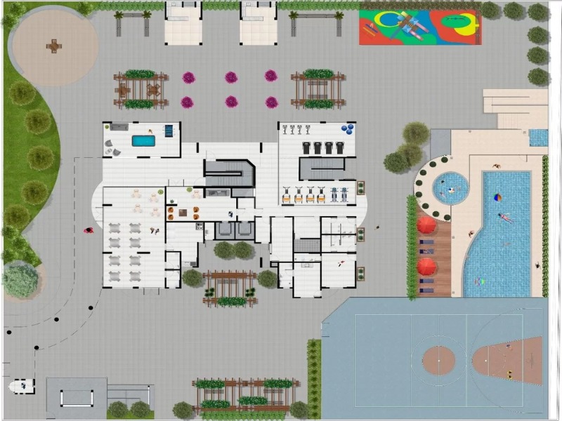 Edifício Costa Azul Águas Claras - Maravilhoso Apartamento novo, com vista livre, 3 quartos, 1 suítes e 1 vaga com 103 m². Localização fantástica, pr