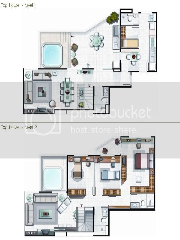 Venda Cobertura duplex no Via Club Residence, em Águas Claras. Com 188 m² privativos. São 3 quartos, sendo 1 suíte, 2 vagas de garagem, jacuzzi