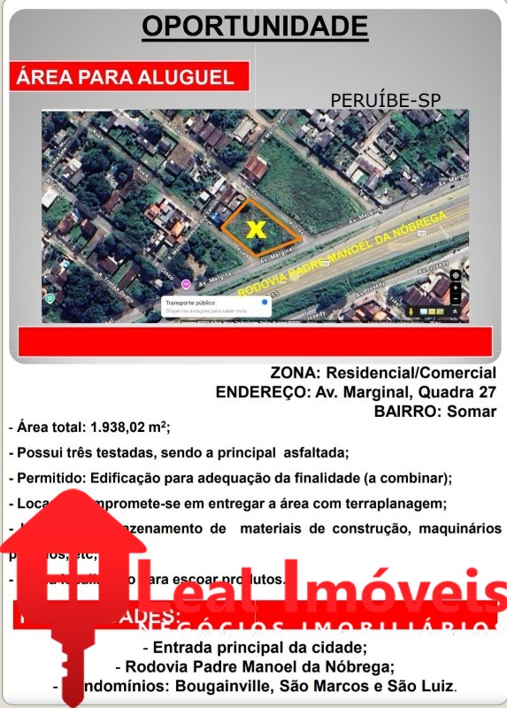 Loteamento e Condomínio, 1938 m² - Foto 1
