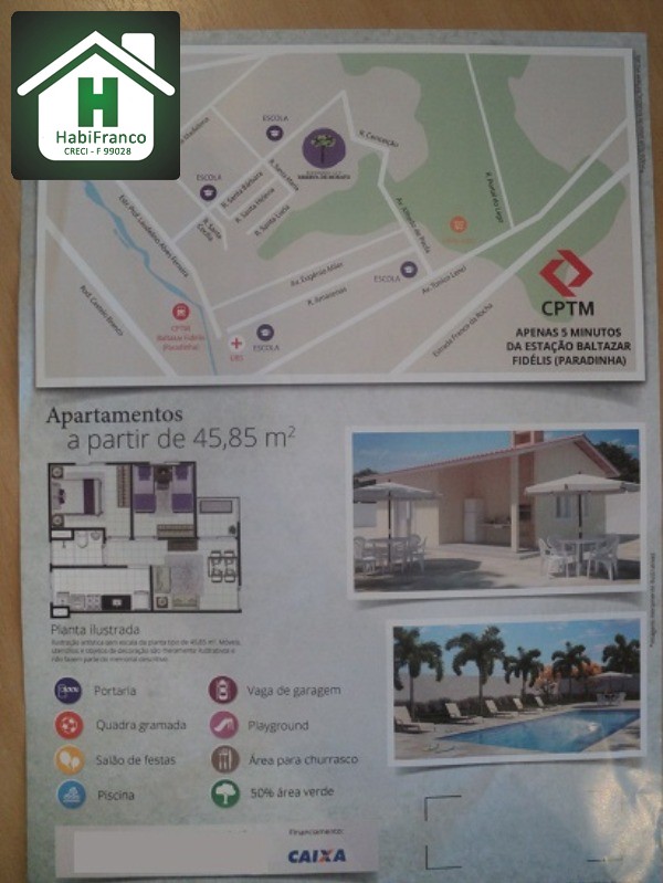 Apartamentos novos, com 50% de área verde, Francisco Morato, Faça Reserva