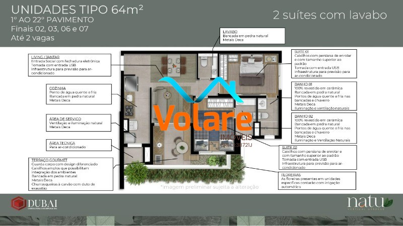 Apartamento, 2 quartos, 64 m² - Foto 40