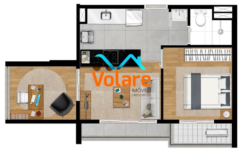 Apartamento, 1 quarto, 39 m² - Foto 29