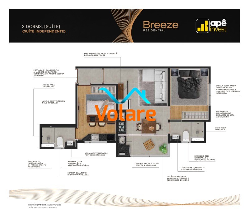 Apartamento, 2 quartos, 46 m² - Foto 21