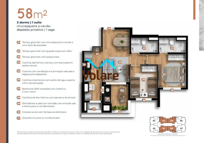 Apartamento, 2 quartos, 58 m² - Foto 32