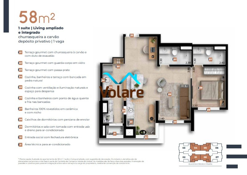 Apartamento, 2 quartos, 58 m² - Foto 33