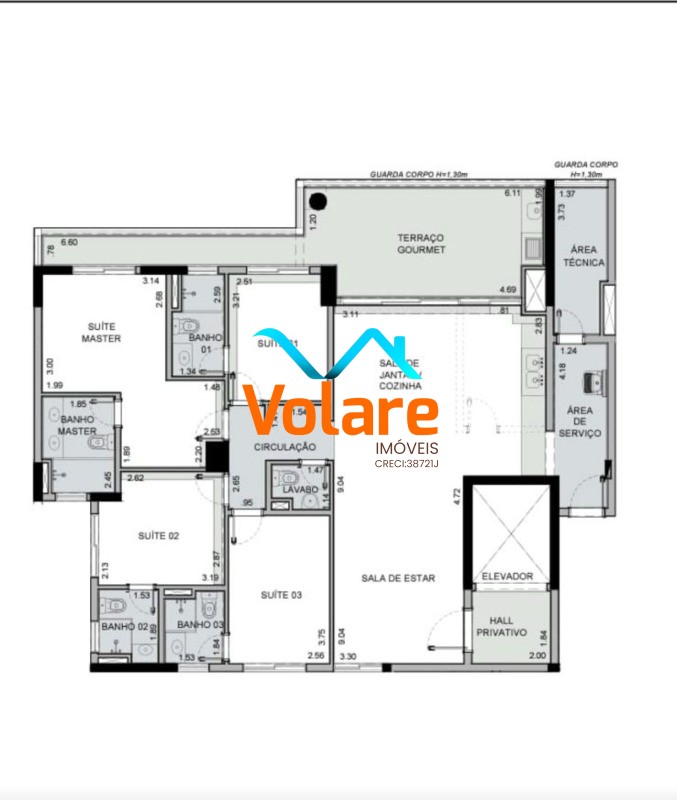 Apartamento, 4 quartos, 157 m² - Foto 13