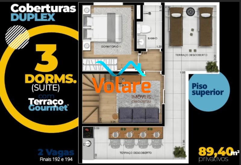 Cobertura, 3 quartos, 89 m² - Foto 24