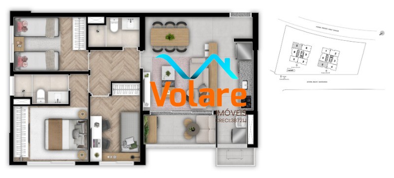 Apartamento, 3 quartos, 73 m² - Foto 26