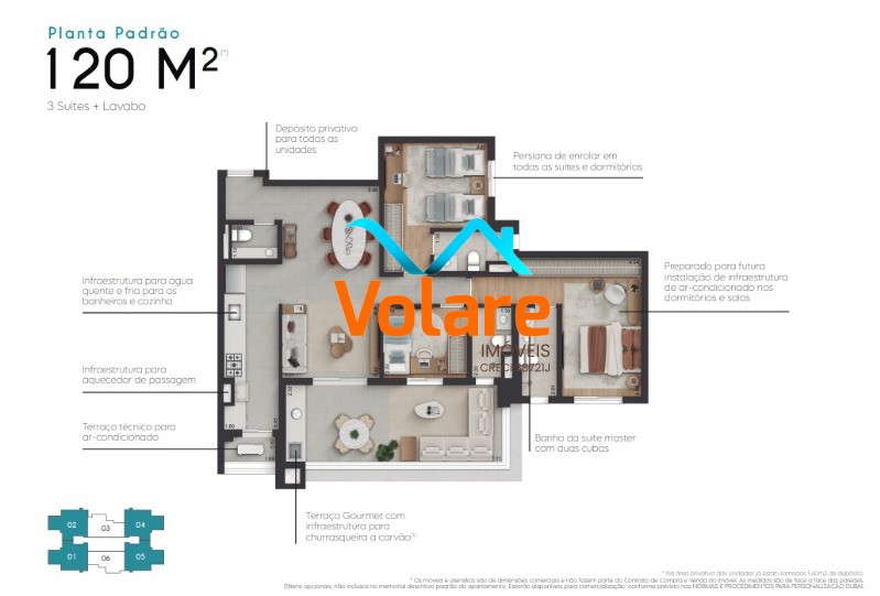 Apartamento, 3 quartos, 120 m² - Foto 31