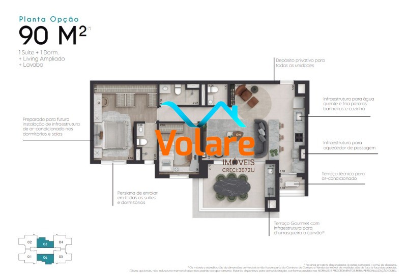 Apartamento, 3 quartos, 90 m² - Foto 4