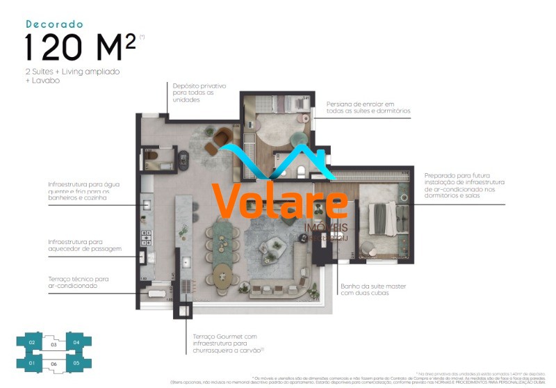 Apartamento, 3 quartos, 120 m² - Foto 30