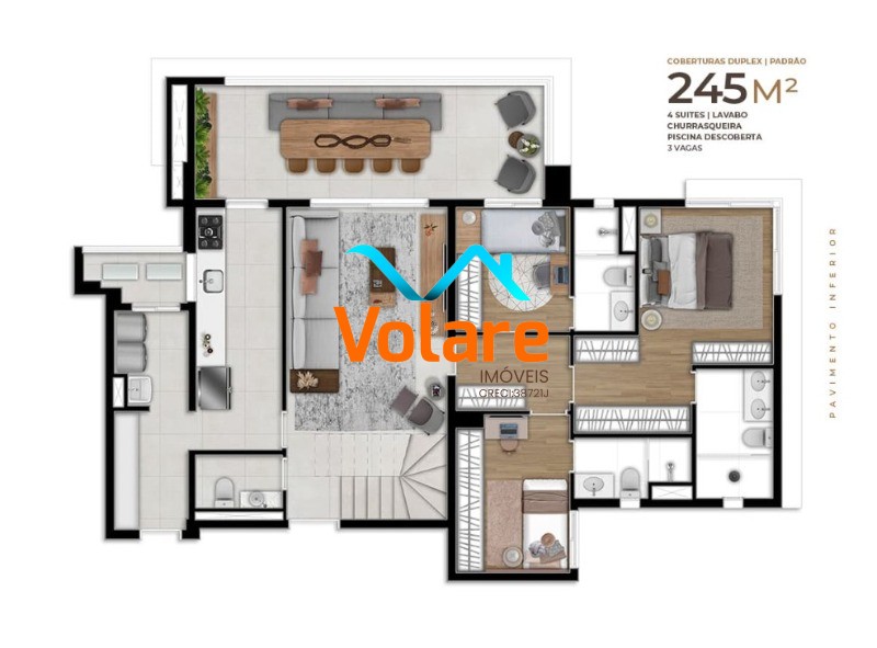 Apartamento, 4 quartos, 244 m² - Foto 14
