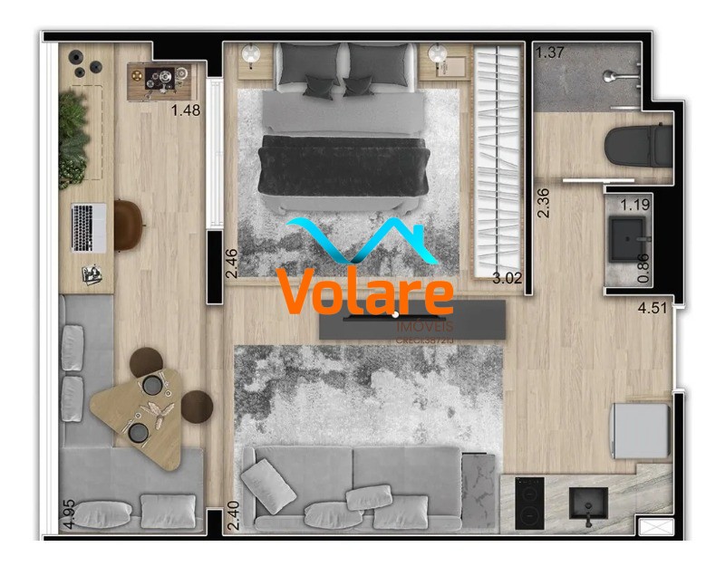 Apartamento, 1 quarto, 33 m² - Foto 27