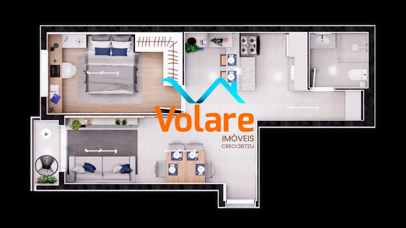 Apartamento, 1 quarto, 46 m² - Foto 12