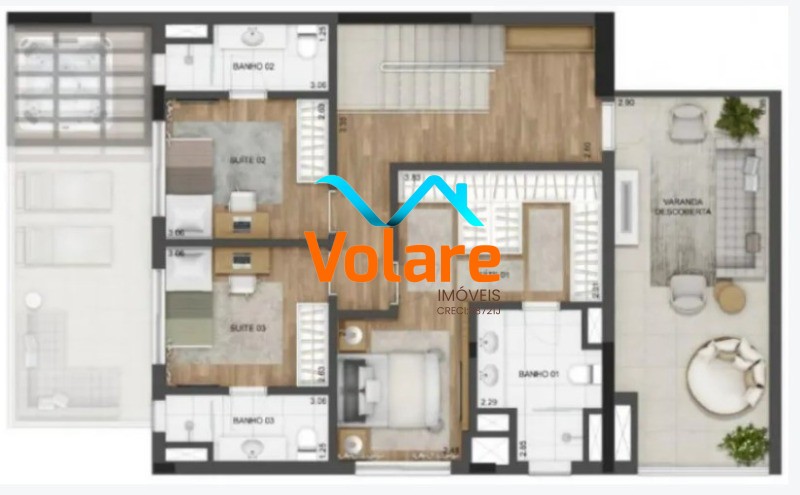 Cobertura, 3 quartos, 185 m² - Foto 22
