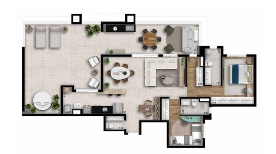 Apartamento, 3 quartos, 101 m² - Foto 31