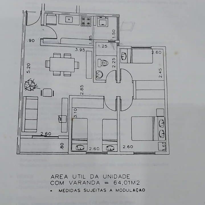 Apartamento, 3 quartos, 64 m² - Foto 2