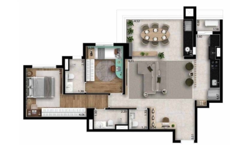 Apartamento, 3 quartos, 101 m² - Foto 39