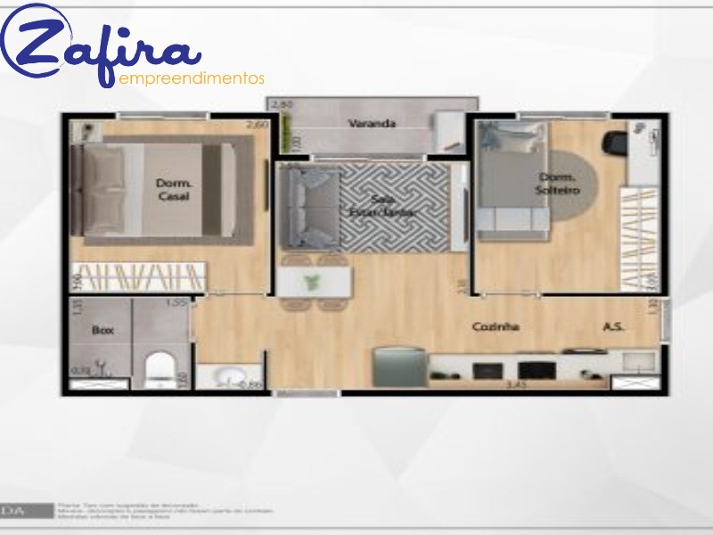 Apartamento, 2 quartos, 35 m² - Foto 14