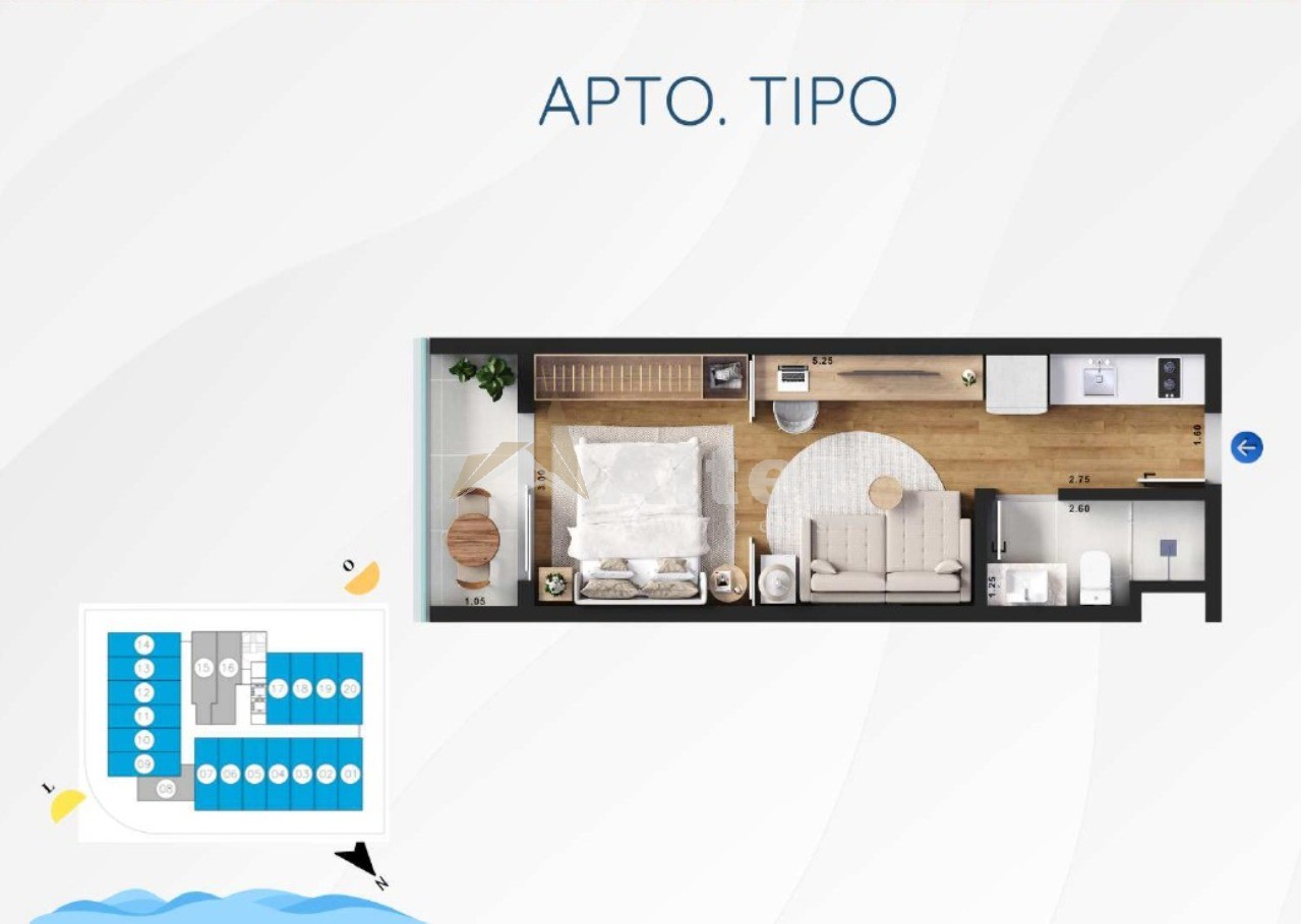 Apartamento, 1 quarto, 30 m² - Foto 13