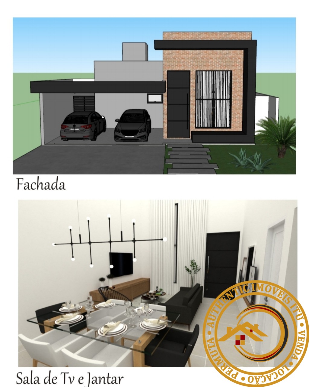 CASA RESIDENCIAL em ITU - SP, RESIDENCIAL UNA