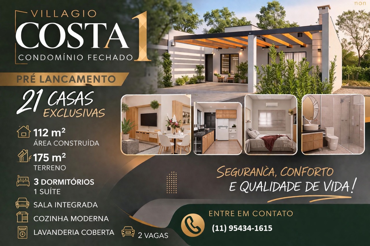 Casa, 3 quartos, 112 m² - Foto 1