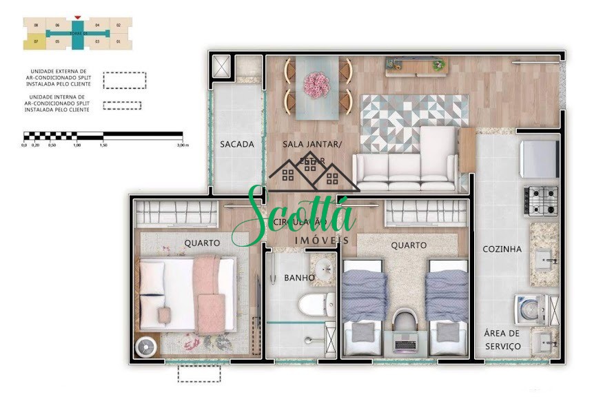 Apartamento, 2 quartos, 41 m² - Foto 24