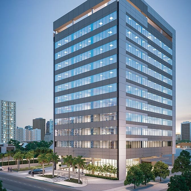 Prédio comercial de alto padrão com 60 quartos e 60 banheiro