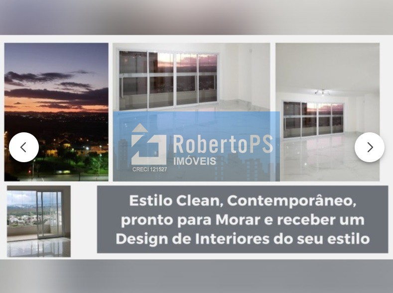 Apartamento alto padrão em andar alto com 4 suítes e 3 vagas com 186 m² de ótima localização