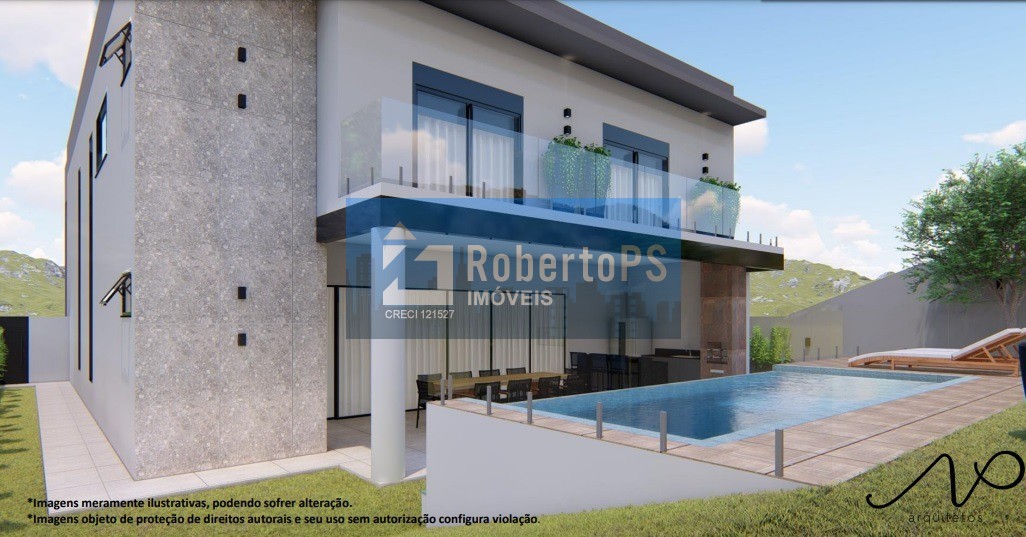 Sobrado com 4 suítes à venda, 355 m² por R$ 3.600.000 - Condomínio Residencial Alphaville II - São José dos Campos/SP 4 quartos 4 suítes 6 banheiros 5