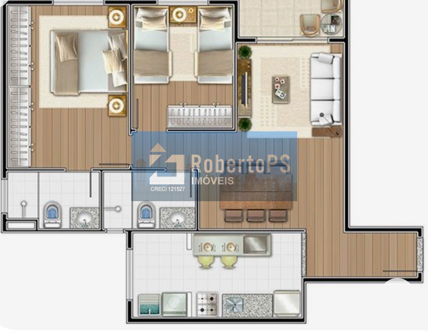 Apartamentos no Residencial Serra da Estrela de 57m2 ou 59m2 à partir de R$422.500,00