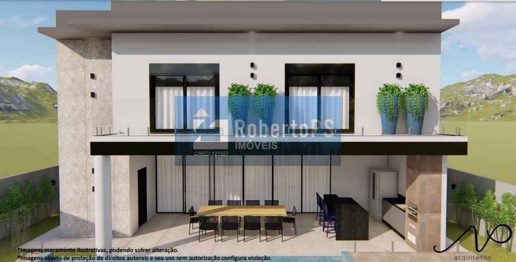 Sobrado com 4 suítes à venda, 355 m² por R$ 3.600.000 - Condomínio Residencial Alphaville II - São José dos Campos/SP 4 quartos 4 suítes 6 banheiros 5