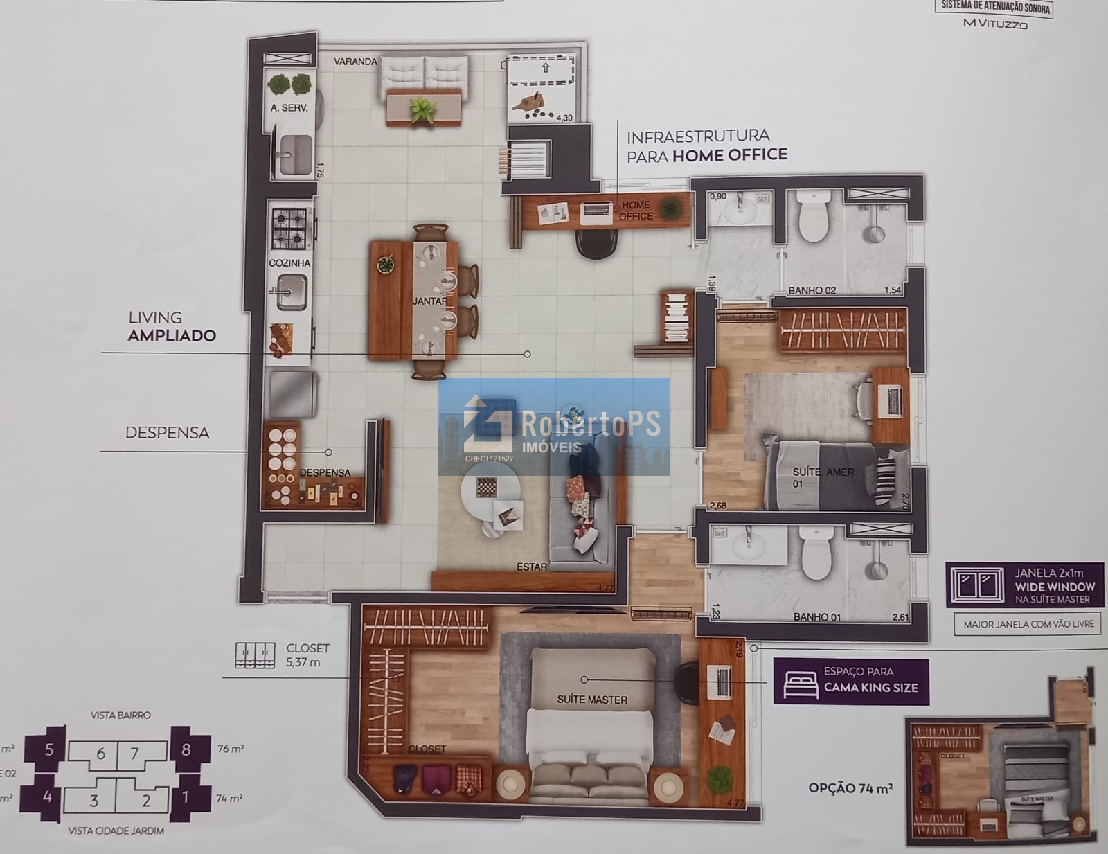 Lindo apartamento 3 dormitórios em construção no Satélite. Apartamento com 3 dormitórios com 1 suíte. Com sacada ampla.