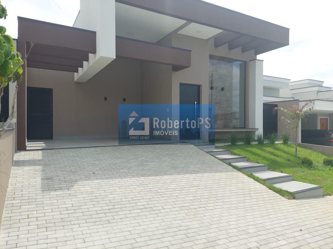Casa em condomínio recém construída com 3 quartos e piscina 