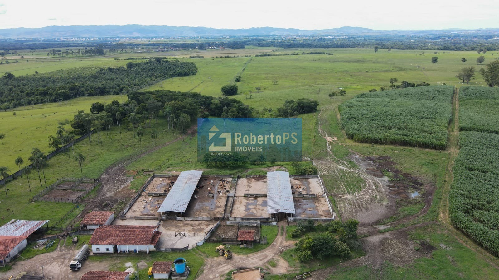 Fazenda de 98,6 hectares com infraestrutura completa totalme
