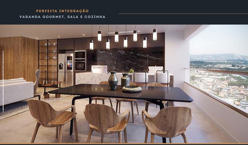 Apartamento Signature com 3 quartos e 3 suítes no Jardim Aquárius - São José dos Campos-SP: 85,54m², 3 salas, 3 banheiros, 2 vagas. Venda ou locação!