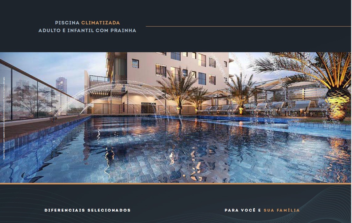 Apartamento Signature com 3 quartos e 3 suítes no Jardim Aquárius - São José dos Campos-SP: 85,54m², 3 salas, 3 banheiros, 2 vagas. Venda ou locação!