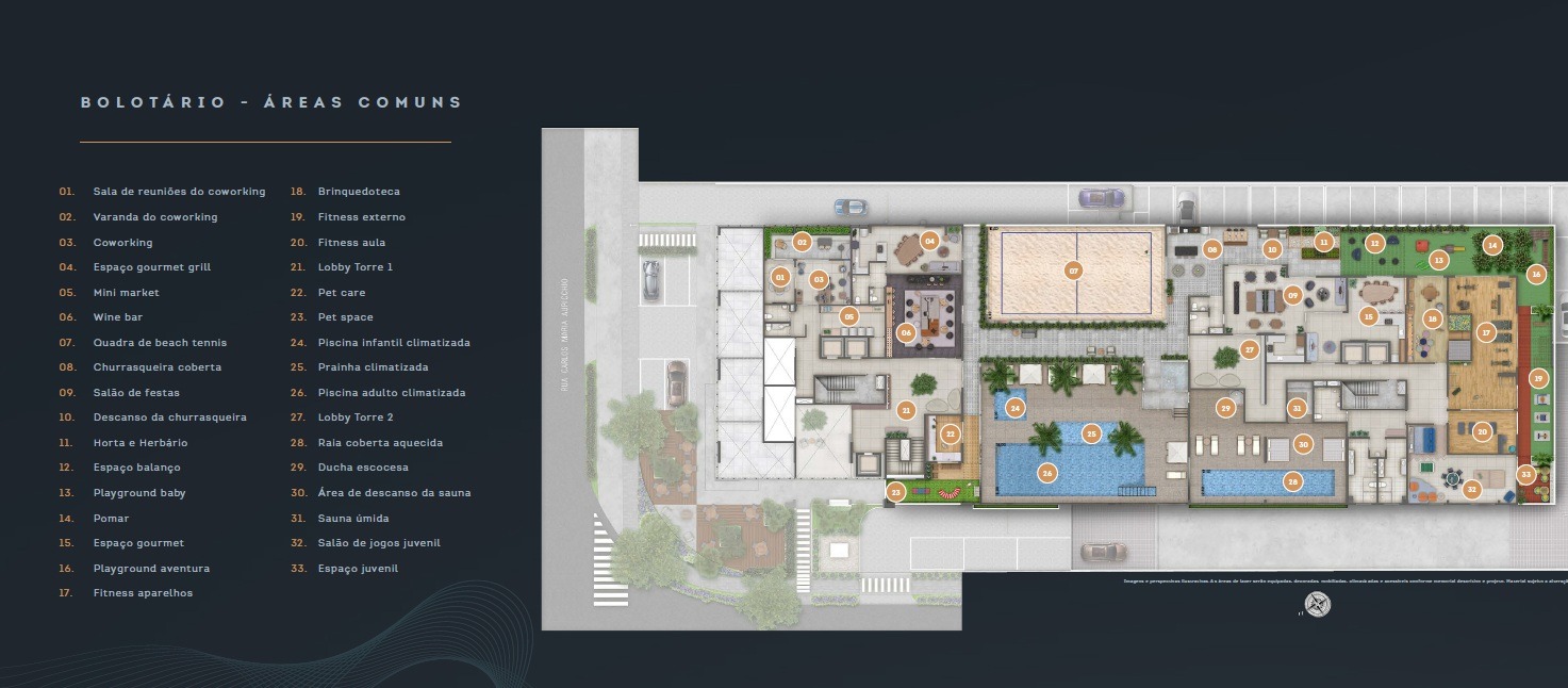 Apartamento Signature com 3 quartos e 3 suítes no Jardim Aquárius - São José dos Campos-SP: 85,54m², 3 salas, 3 banheiros, 2 vagas. Venda ou locação!